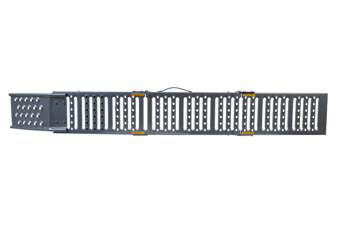 UNITRAILER ALR005 opklapbare stalen oprijplaten voor trailers, 200 cm, 500 kg, set van 2