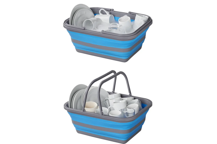 Cuvette de voyage pliable ProPlus 370303V01 en silicone, 16 L