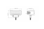 Réflecteu, lampe de travail LED KAMAR L3420, 2xLED, 1750lm