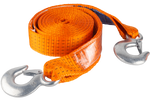 Sangle, corde de remorquage avec crochets HERMON 4,5 m/50 mm/5 t orange