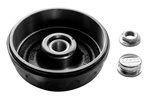TAMBOUR DE FREIN KNOTT AVEC ROULEMENT POUR ESSIEU REMORQUE 1350KG 200X50 5X112
