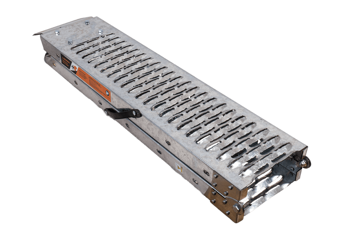 Rampes pliables UNITRAIER ALR004B en acier pour remorques, 190 cm, 400 kg, lot de 2