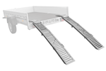 UNITRAILER ALR005 opklapbare stalen oprijplaten voor trailers, 200 cm, 500 kg, set van 2