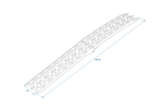 ProPlus 390096 opklapbare aluminium oprijplaten voor aanhangers, 220 cm, 680 kg, set van 2
