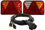 Feux arrière LED DOBPLAST DPT35 + faisceau MANTES 7 m,13 broches