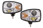 Phares LED TT Technology TT.16611-L+TT.16611-P, 3 fonctions, 23 LED, 2350 lm (gauche + droite) pour JCB/Cat/Manitou/Volvo/Terex