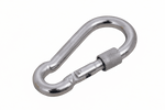 Karabijnhaak met veiligheidssysteem voor touwen DROMET KSZ.8.80 brandweerhaak 8x80mm