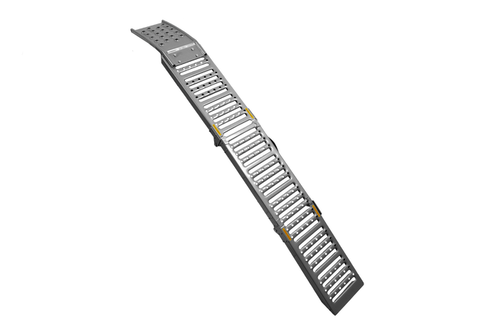 UNITRAILER ALR005 opklapbare stalen oprijplaat voor aanhanger, 200 cm, 250 kg
