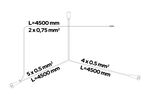 Kit d'éclairage : feux arrière ASPÖCK MULTIPOINT V + feux de gabarit latéraux ASPÖCK FLEXIPOINT I + faisceau ASPÖCK 4,5 m 7 broches