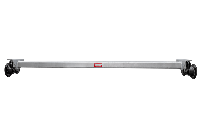 Essieu non freiné KNOTT VG7-L pour remorque 750kg 1505mm 1805mm 4x100