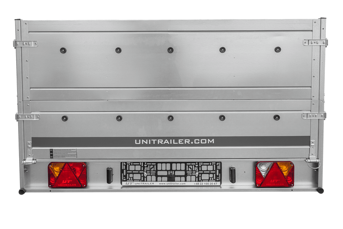 Autotrailer 264x150 UNITRAILER GARDEN 265 KIPP met opzetborden