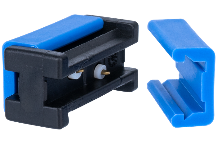 Connecteur rapide UNITRAILER pour installation de feux de remorque, clip double-clic