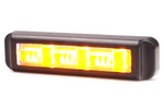Lampe d'avertissement WAŚ 2466 W285 LED clignotante orange MASTER/SLAVE