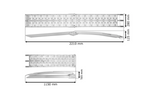 Rampes pliables UNITRAILER ALR003 en aluminium pour remorques, 221 cm, 680 kg, avec sangle et support, lot de 2