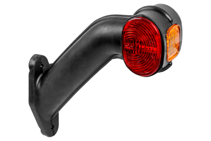 ASPÖCK SUPERPOINT II rechter markeringslamp op een rubberen arm met zijkabel