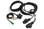 Faisceau électrique MANTES pour remorque de bateau, 9,57 m, prise 13 broches, baïonnettes 2 x 5 broches