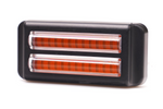 Lampe d'avertissement WAŚ 2469 W284 LED clignotante orange MASTER/SLAVE