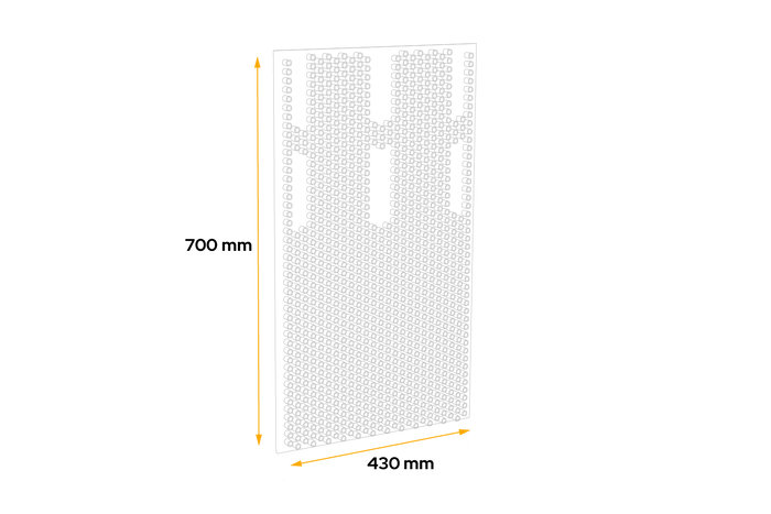 DOMAR DK5120 spatbord voor aanhangers en opleggers 430×700mm