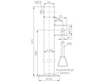 WINTERHOFF SF60-19-280 uitschuifbare krukassteun voor 1300 kg vlakke aanhanger 415-655 mm