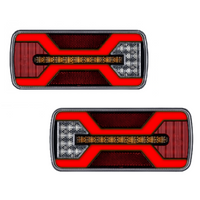 KAMAR X-SPIDER L2430+L2431 achterlichten met bajonetaansluiting 5-pins, 7 functies links en rechts