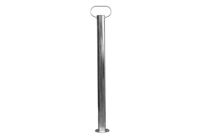 Support fixe UNITRAILER pour remorque plateau 150 kg, 48 mm, 755 mm
