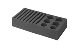 Porte-assiettes en mousse pour camping-car ProPlus 761472PMV02 , pouvant contenir 8 assiettes et 6 tasses