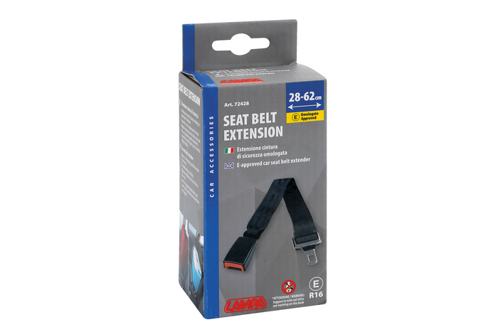 Rallonge de ceinture de sécurité homologuée LAMPA R16, 28-62 cm