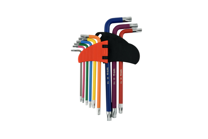 Jeu de clés Torx YATO YT-05633 T10-T50, 9 pièces.