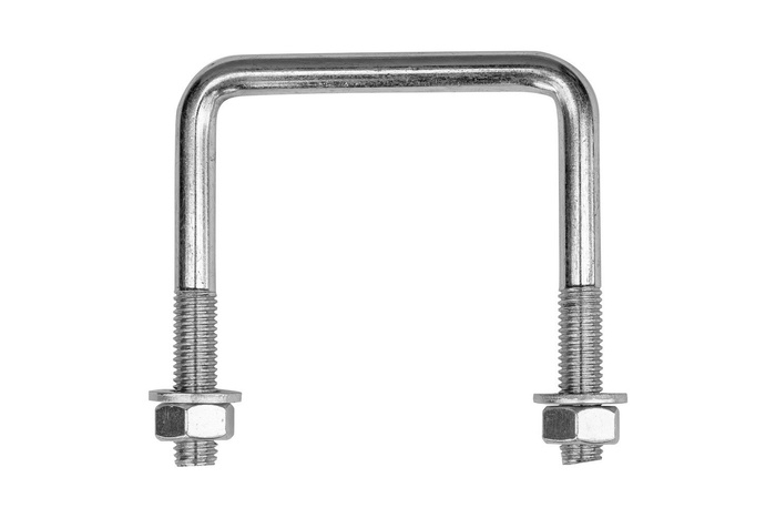 U-bout M12 65/82/65 met moeren en ringen
