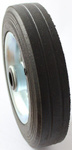 Roue de secours pour WINTERHOFF 200VB, roue jockey en caoutchouc plein 200x50 mm