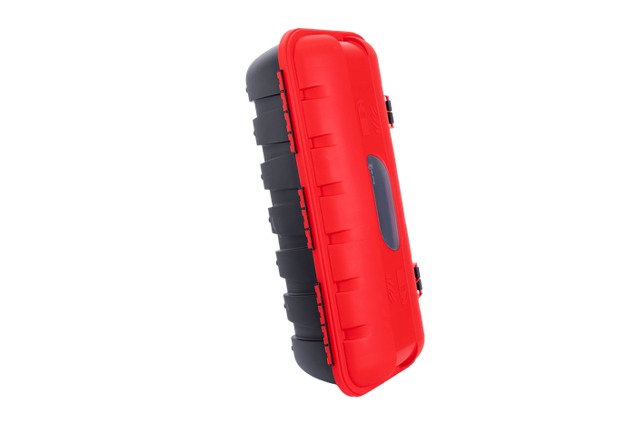 Brandblusserkast 9/12kg DAKEN 82510 STRIKE 707x322x239mm rood