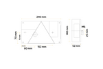Feu arrière ASPÖCK MULTIPOINT I à baïonnette 5 broches, 5 fonctions, droit