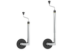 Roue jockey ProPlus 341510, 150 kg, 48 mm, 800-1040 mm avec balance