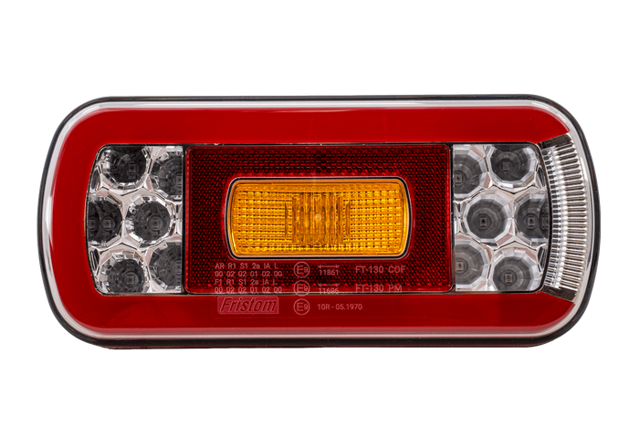 Feu arrière FRISTOM FT-130 PM LED, 6 fonctions, universel