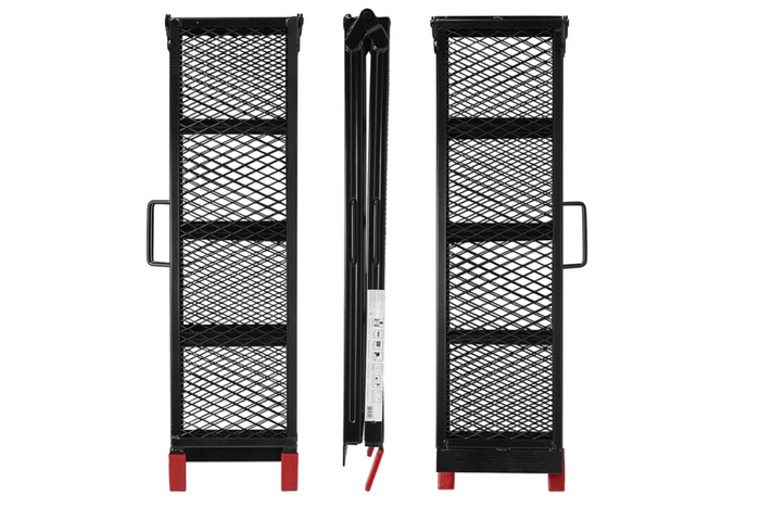 Rampes pliables ProPlus 390094 en acier pour remorques, 203 cm, 680 kg, lot de 2