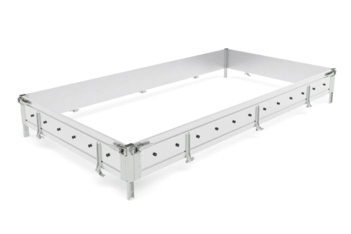 Côtés en aluminium OUTLET BIS H-300 pour remorques TEMARED TRANSPORTER 3217/2 et HOCHLADER 320/2