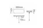 Feux arrière TruckLED L1949+L1950, câble LED 0,45 m, 6 fonctions gauche + droite