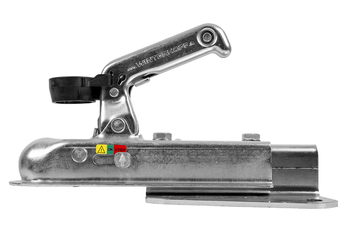 Attelage à boule WINTERHOFF WW 8-G+V - adaptateur pour remorque de 800 kg avec timon en V